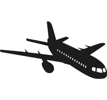 Boeing lietadlo lietanie ilustrácia stena umenie - Tenstickers