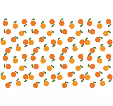 Elegantné pomarančové obtlačky na nábytok - Tenstickers
