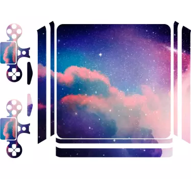 Galaktické hviezdy playstation 4 obtisky - Tenstickers