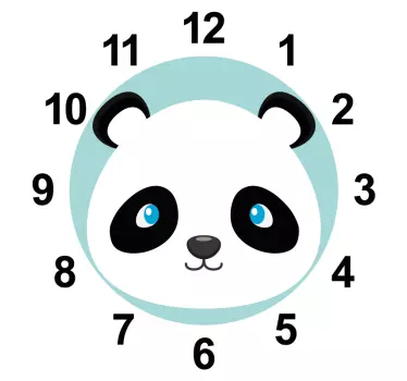 Nálepka na hodinky divých zvierat panda - Tenstickers