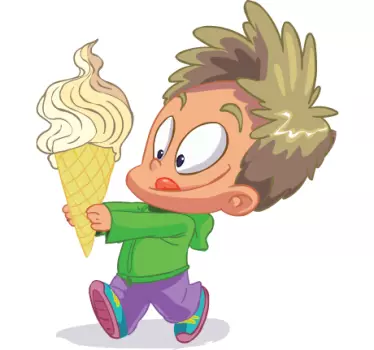 Nálepka so zmrzlinou - Tenstickers