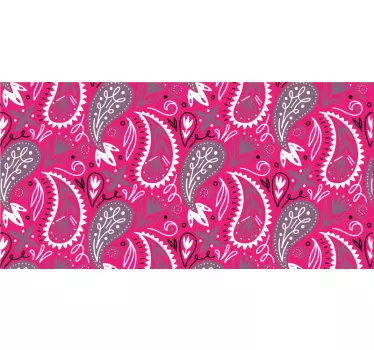 Nálepky na nábytok kvetinový paisley motív - Tenstickers