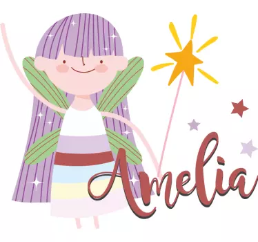 Nálepka pre deti s ilustráciou rozprávkových postáv - Tenstickers