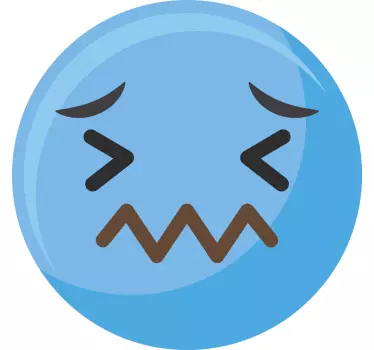 Nálepka pre deti emocionálny výraz úsmev - Tenstickers