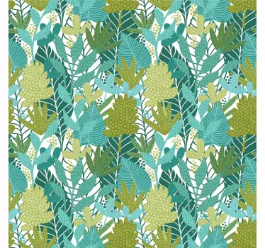 Tropické listy boho designové obtisky pre nábytok - Tenstickers