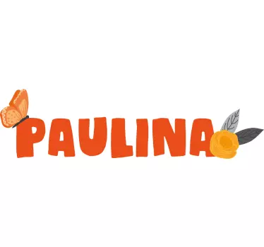 Nálepka pre deti s vlastným menom - Tenstickers