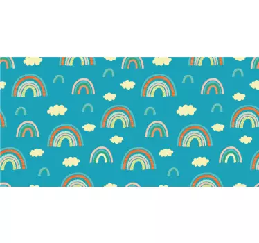 Nálepky na nábytok farebné dúhové vzory - Tenstickers