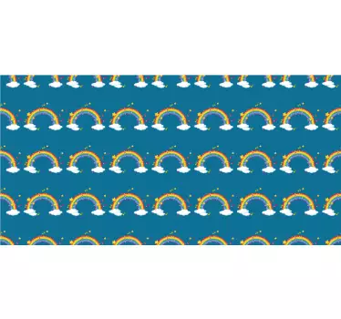 Nálepky na nábytok dúhový vzor hravý - Tenstickers