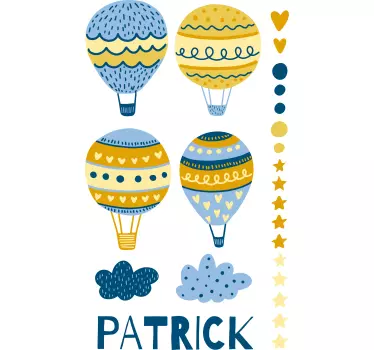 Nálepka pre deti festival balónov na mieru - Tenstickers