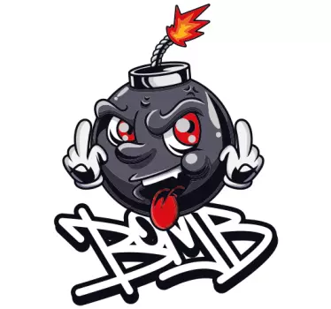 nalepky na stenu zvierata kreslené postavičky z bomby - Tenstickers