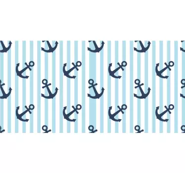 Nálepky na nábytok námorný kotviaci vzor - Tenstickers