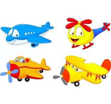 Nálepka pre deti hravé lietajúce tvory - Tenstickers