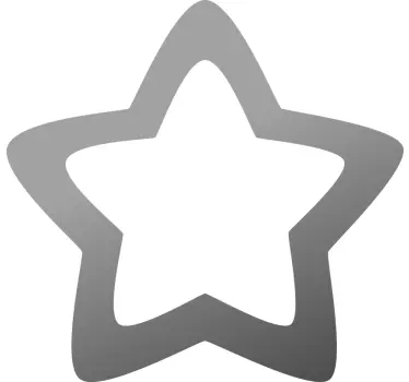 Nálepka pre deti rám v tvare hviezdy - Tenstickers