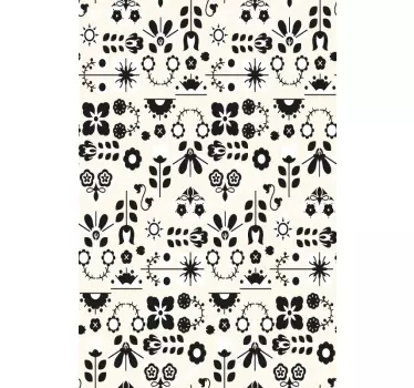 Nálepky na nábytok tvorba botanického aranžmánu - Tenstickers