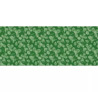 Obtisky so vzorom vetvičky zelenej magnólie na nábytok - Tenstickers