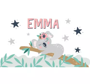 Nálepka pre bábätko koala sníva - Tenstickers