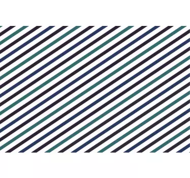 Obtisky na modrých diagonálnych pruhoch na nábytok - Tenstickers