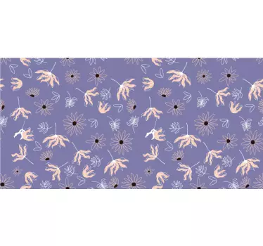 Nálepky na nábytok s kvetinovým motívom - Tenstickers