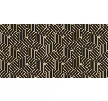 Obtisky na vzor zlatého geometrického dekoru na nábytok - Tenstickers