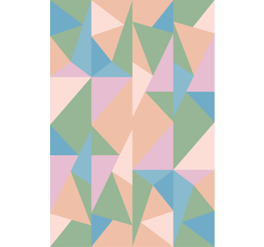Nálepky na nábytok s abstraktným geometrickým motívom - Tenstickers