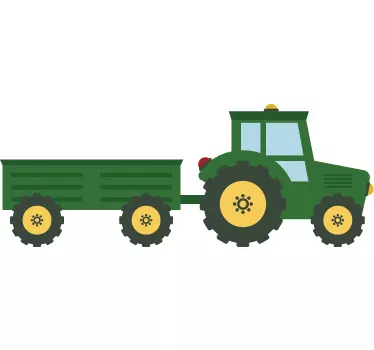 Nálepka so zelenou farbou pre deti - Tenstickers