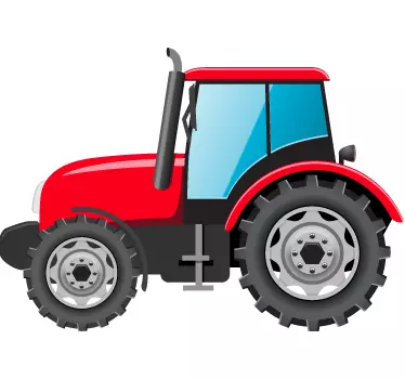 Nálepka pre deti, červená - Tenstickers