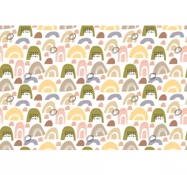 Severská dúhová nálepka na nábytok - Tenstickers