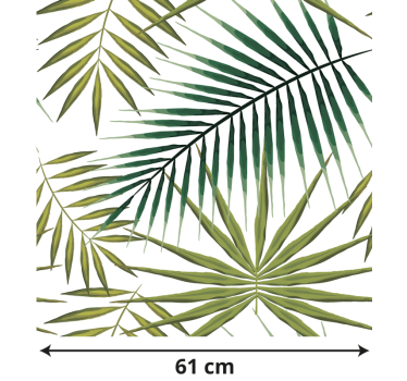 Nálepka na nábytok hojas palmera - Tenstickers
