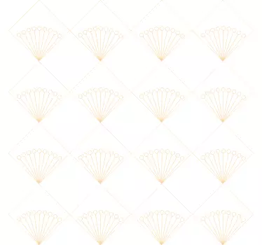 Nalepky na stenu pruhy biele art deco - Tenstickers