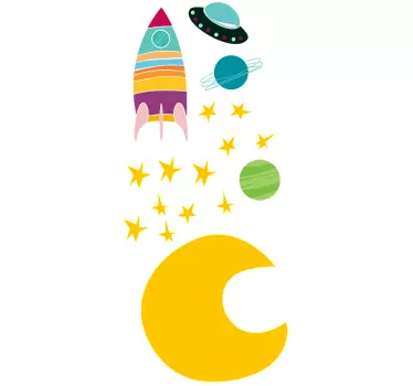 Detská zbierka raketových múrov - Tenstickers