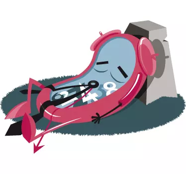 Nalépka hravý spací hodinový stroj - Tenstickers