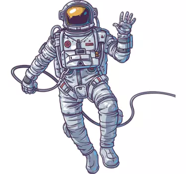 Nálepka na astronaut - Tenstickers