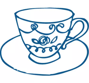Nálepka na čajovú súpravu - Tenstickers
