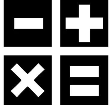 Nálepka na kalkulačku - Tenstickers