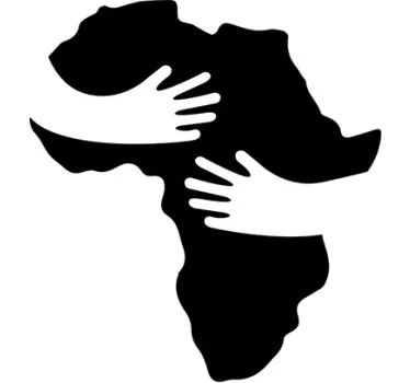 Nálepka na objímanie do afriky - Tenstickers