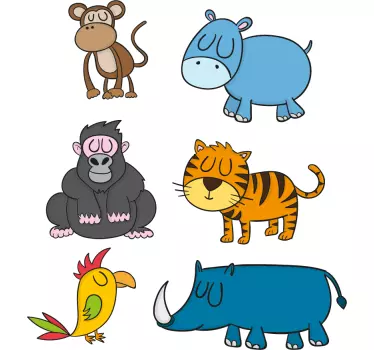 Nálepka na spanie zvierat - Tenstickers