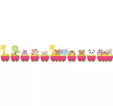 Nálepka na stenu pre zvieratá pre zvieratá - Tenstickers
