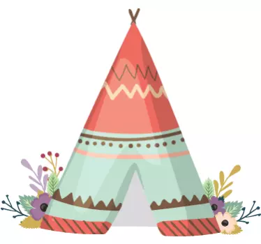 Nálepka na stenu teepee - Tenstickers