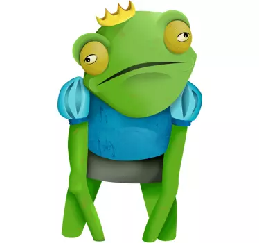 Nálepka na žabu princa - Tenstickers