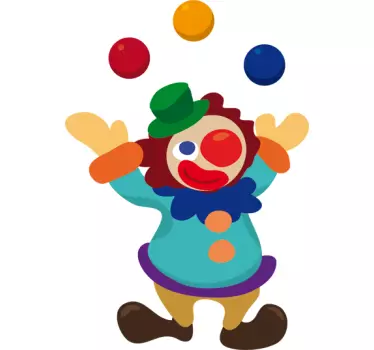 Nálepka na žonglovanie klaunov - Tenstickers
