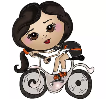 Nálepka pre cyklistu - Tenstickers