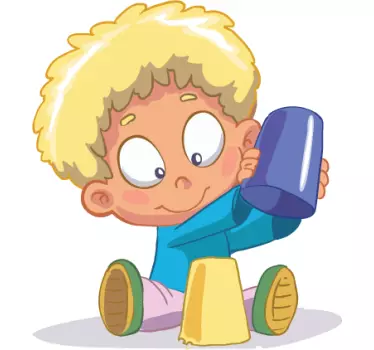 Nálepka pre deti a piesok - Tenstickers