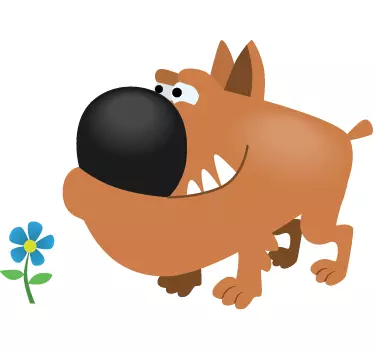 Nálepka pre deti hnedého býka - Tenstickers