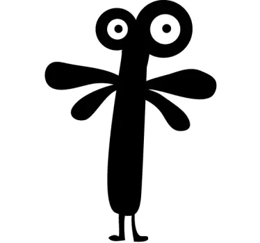 Nálepka pre deti hravý dizajn postáv - Tenstickers