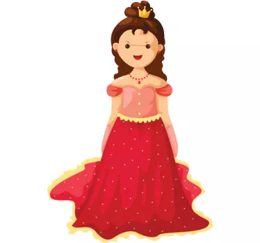 Nálepka pre deti kráľovná princezná - Tenstickers