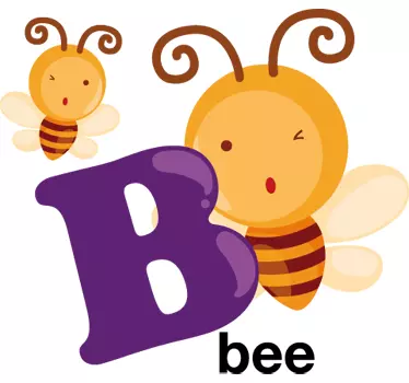 Nálepka pre deti písmeno b - Tenstickers