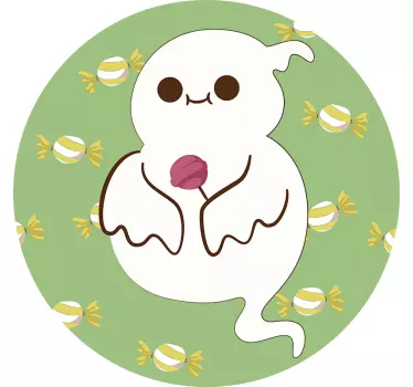 Nálepka pre deti roztomilý cukrový duch - Tenstickers