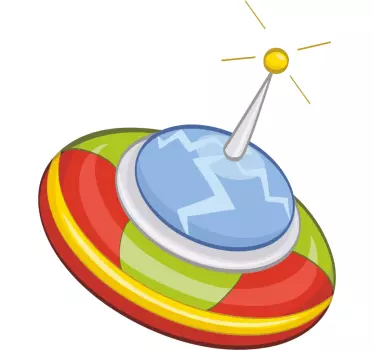 Nálepka pre deti točiaca sa hračka - Tenstickers
