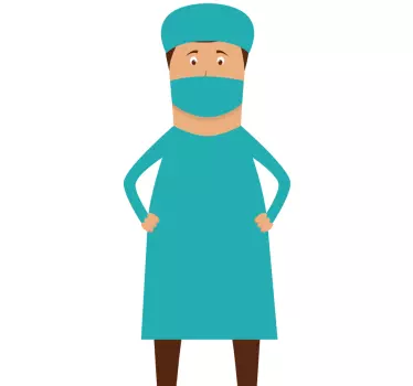 Nálepka pre profesionálneho lekára - Tenstickers