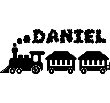 Nálepka prispôsobená pre deti z vlaku - Tenstickers